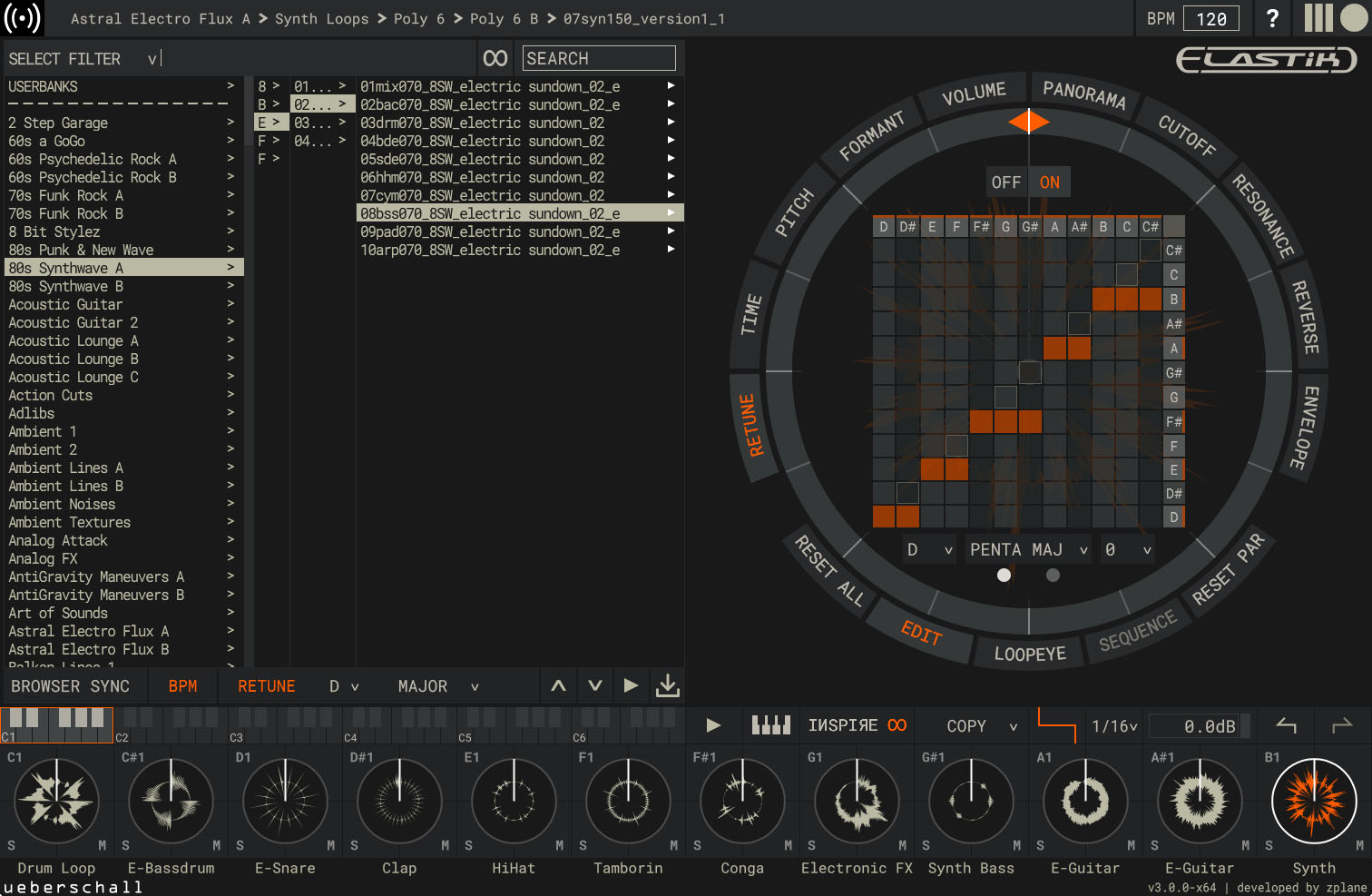 Ueberschall Elastik 3 v3.5.1 Loops音源采样器 Win Mac