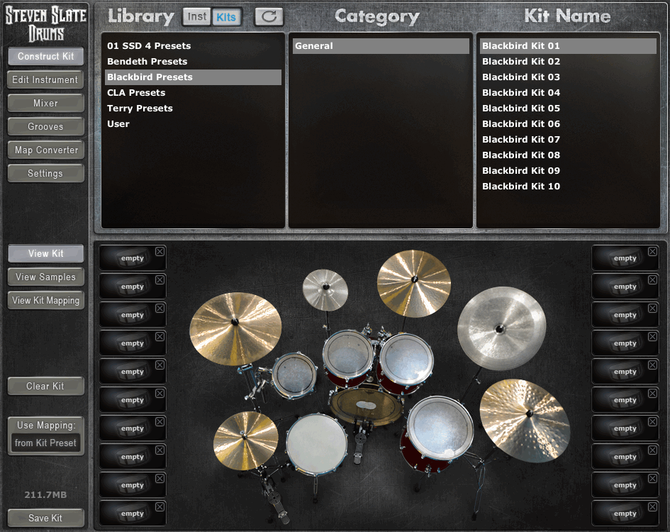 Steven Slate Drums 4 板岩鼓 SSD4 含4套扩展 完整版22GB