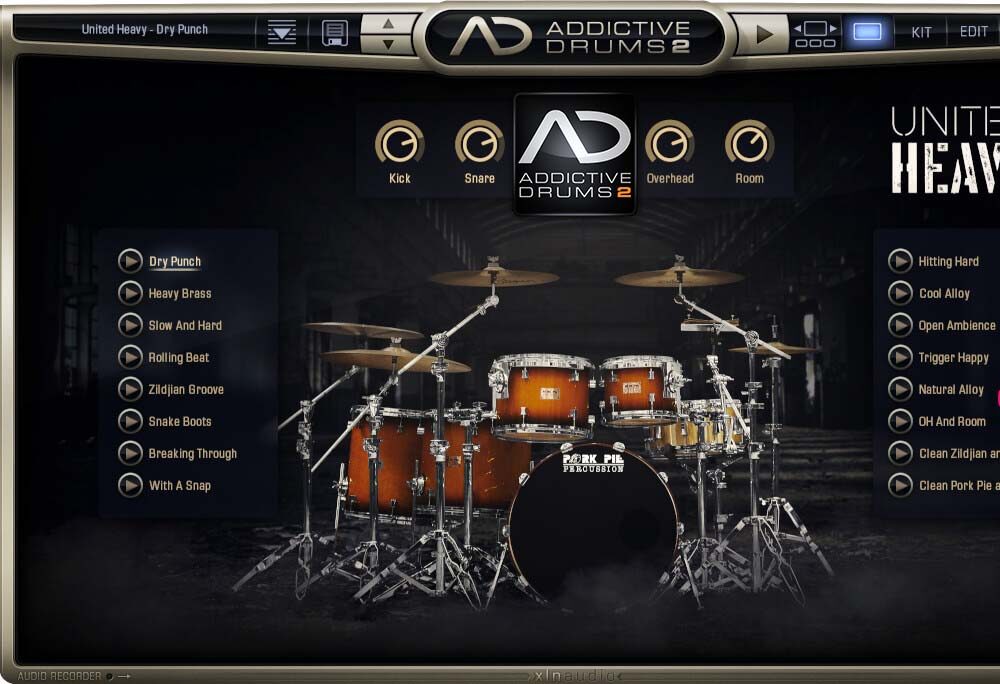 ADD鼓音源 XLN Audio Addictive Drums 2 Complete v2.2.5.6