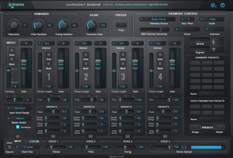 11个人声效果器插件套装 Antares AVOX Bundle v4.3.0 Win （包含Harmony Engine Mic Mod ARTICULATOR ASPIRE CHOIR DUO MUTATOR PUNCH SYBIL EROSAT WARM）