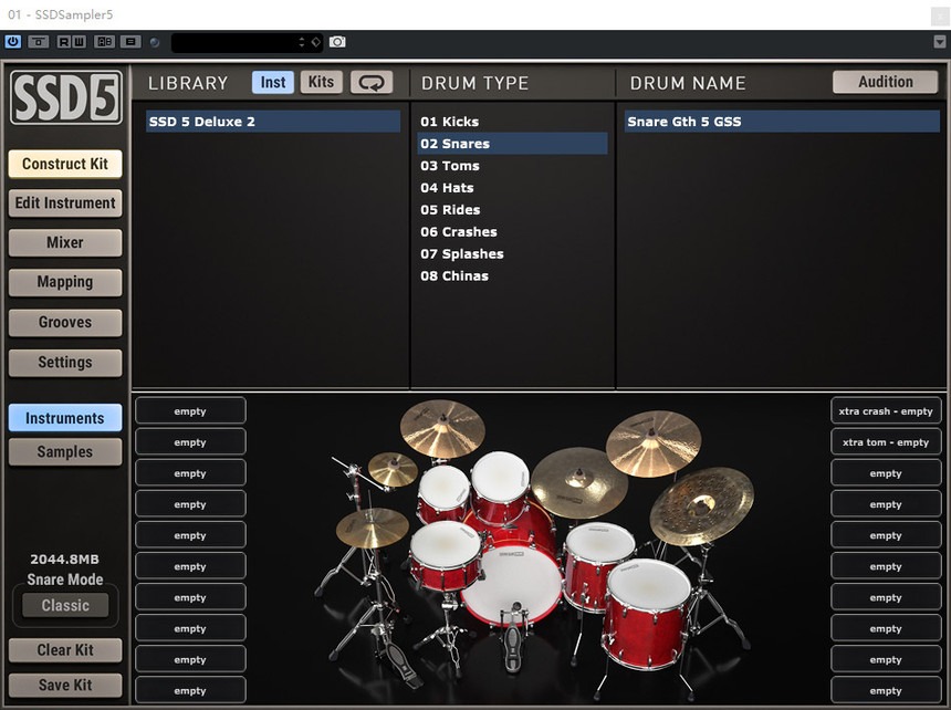 SSD5 v5.5 板岩鼓 Steven Slate Drums 5 适合Pop流行风格