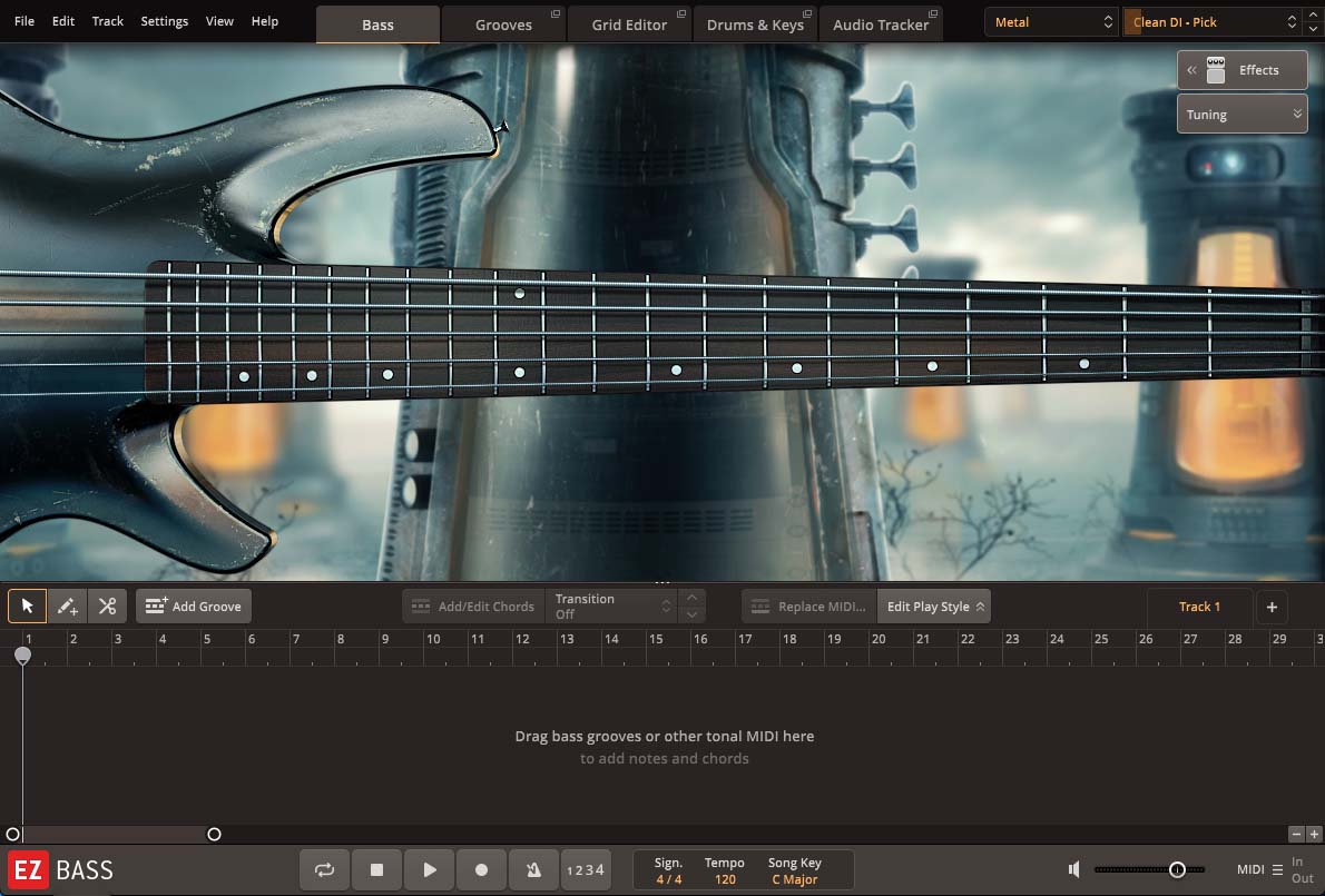 Toontrack EZBass v1.1.7 虚拟贝司 9GB完整版