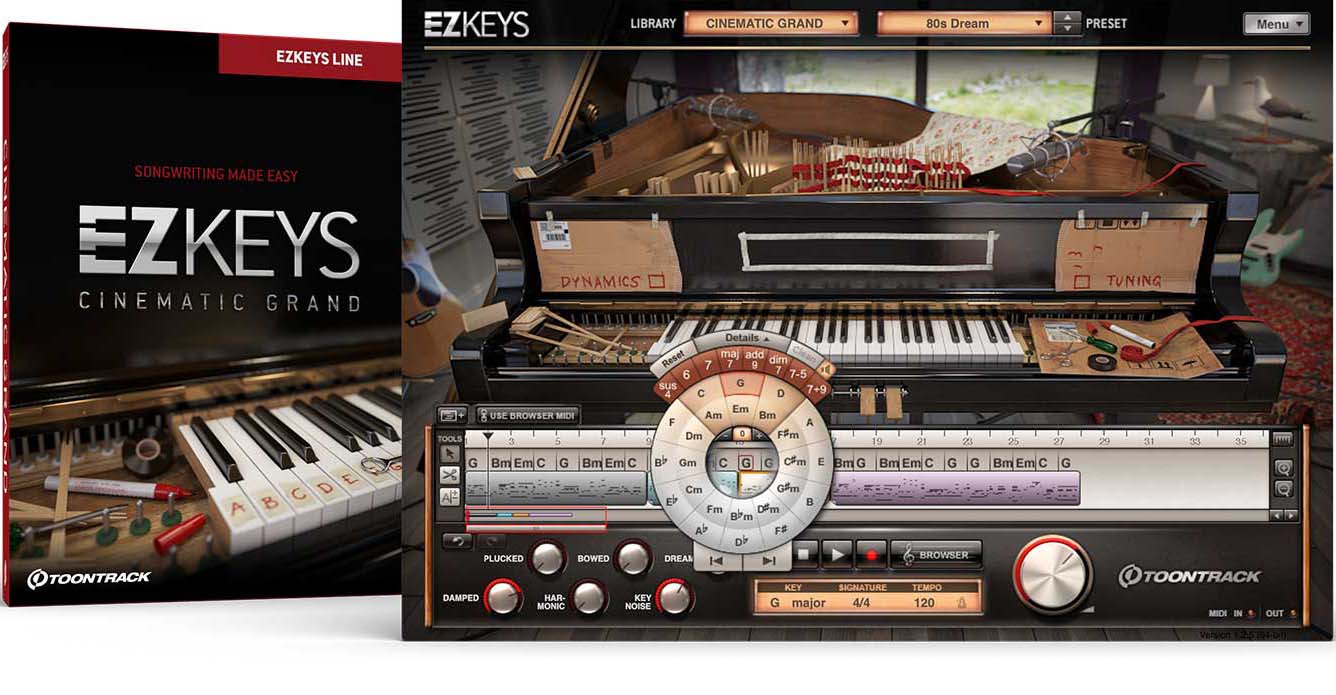 Toontrack EZKeys v1.3.3 虚拟钢琴 Loop钢琴 完整版