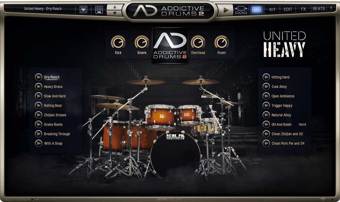 XLN Audio Addictive Drums 2 Complete ADD鼓  v2.1.9
