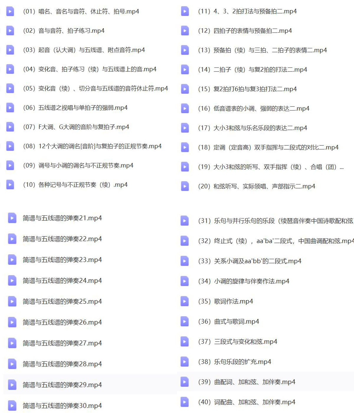 宋大叔教音乐 完整版