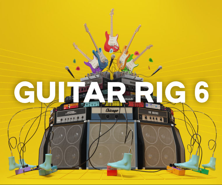 吉他贝斯效果器 Native Instruments Guitar Rig Pro v6.2.2