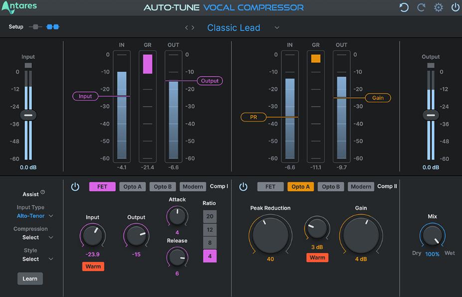 人声压缩效果器 Antares Auto Tune Vocal Compressor v1.0.0 Mac