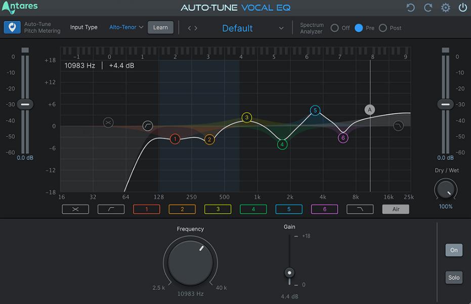 Antares Auto Tune Vocal EQ v1.1.0 Mac 人声动态均衡效果器