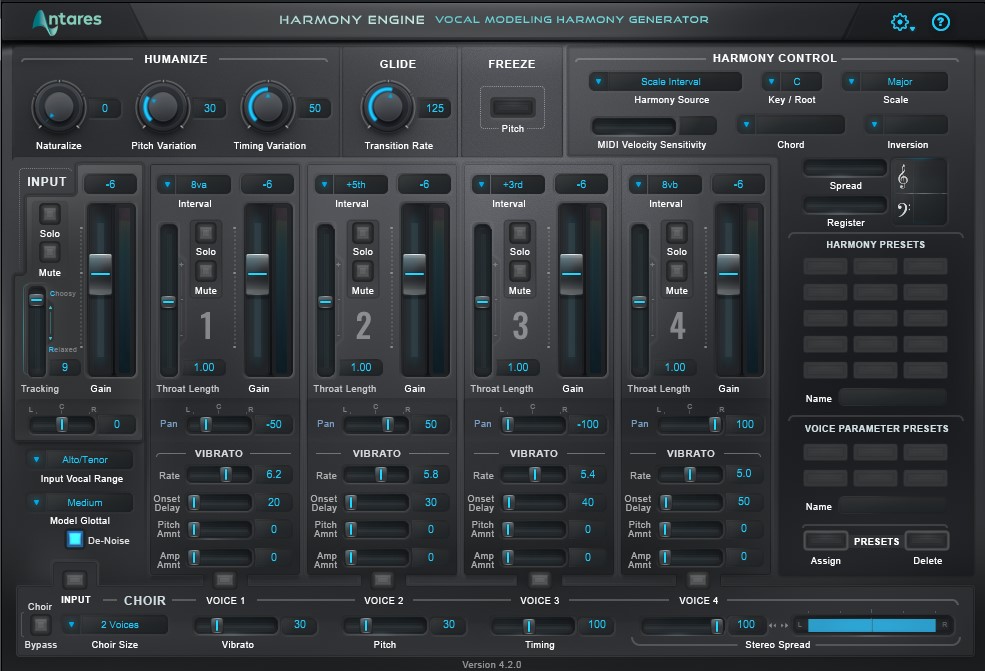 11个人声处理插件套装 Antares AVOX Bundle v4.4.0 Mac（包含Harmony Engine Mic Mod ARTICULATOR ASPIRE CHOIR DUO MUTATOR PUNCH SYBIL EROSAT WARM）