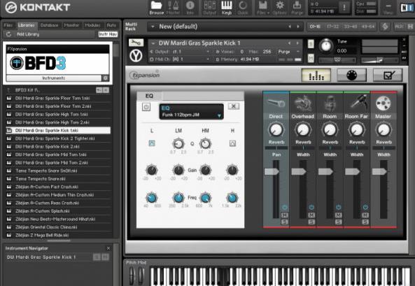 暴风鼓康泰克版 FXpansion BFD3 Core Library Kontakt