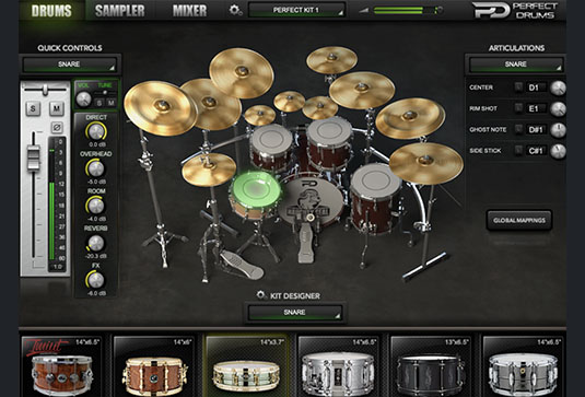 Naughty Seal Audio Perfect Drums v1.6.0 顽皮海豹完美的鼓