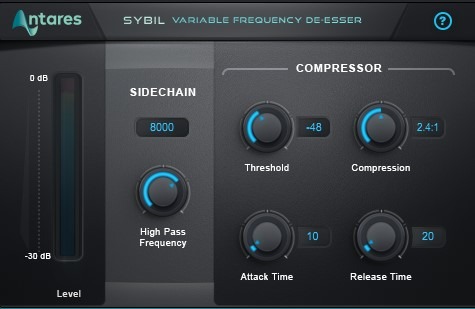 Antares AVOX Sybil 人声齿音消除器 Win Mac