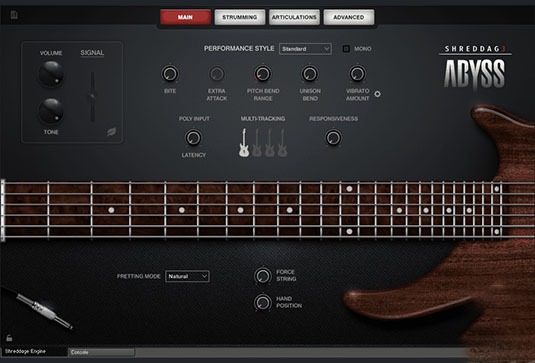 6弦电贝斯 Impact Soundworks Shreddage 3 Abyss