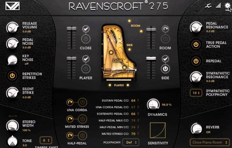 三角钢琴 UVI Falcon VILabs Ravenscroft 275