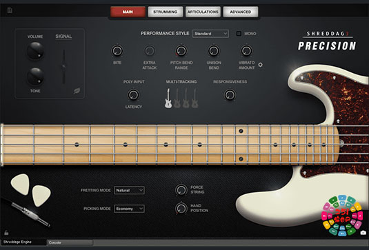 最经典的电贝司 Impact Soundworks Shreddage 3 Precision