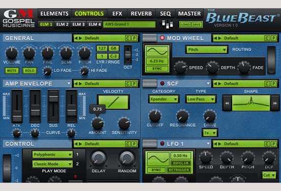 雅马哈键盘 UVI Falcom Gospel Musicians the BlueBeast Yamaha EX5
