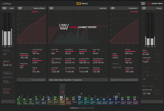 Softube Console 1 Weiss Gambit Series v2.5.9 Win 母带通道条插件