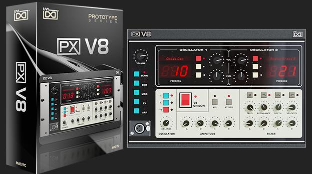 美国和弦模拟合成器 UVI Soundbank PX V8 v1.0.2 for Falcon