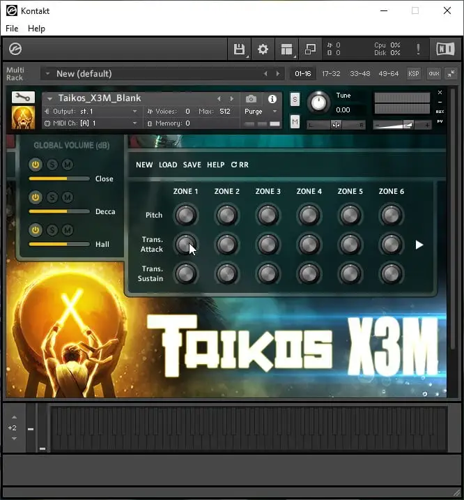 电影太鼓KONTAKT音源 Strezov Sampling Taikos X3M