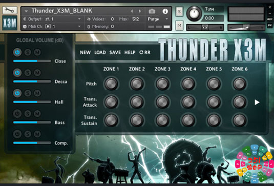 雷霆鼓 Strezov Sampling Thunder X3M