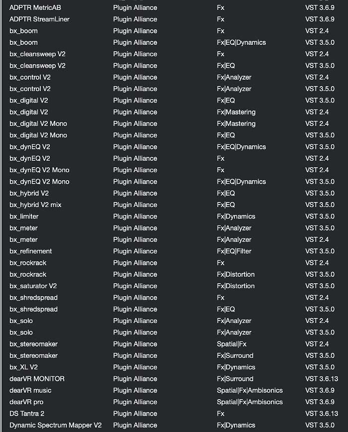 插件联盟105套装捆绑包 Plugin Alliance All Bundle Mac