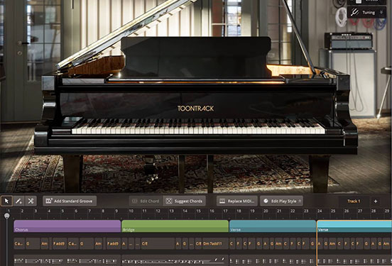 虚拟钢琴主程序 Toontrack EZkeys v2.0.3 CE
