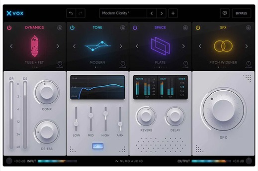 智能人声混音效果器 Nuro Audio Xvox v1.0.5 TC Win