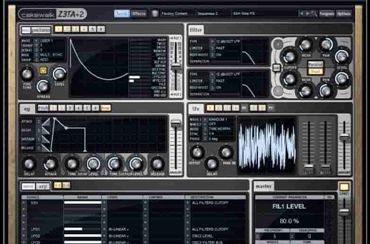 Cakewalk Z3TA+ 2 v2.2.3.51 波塑形合成器 +预设合集