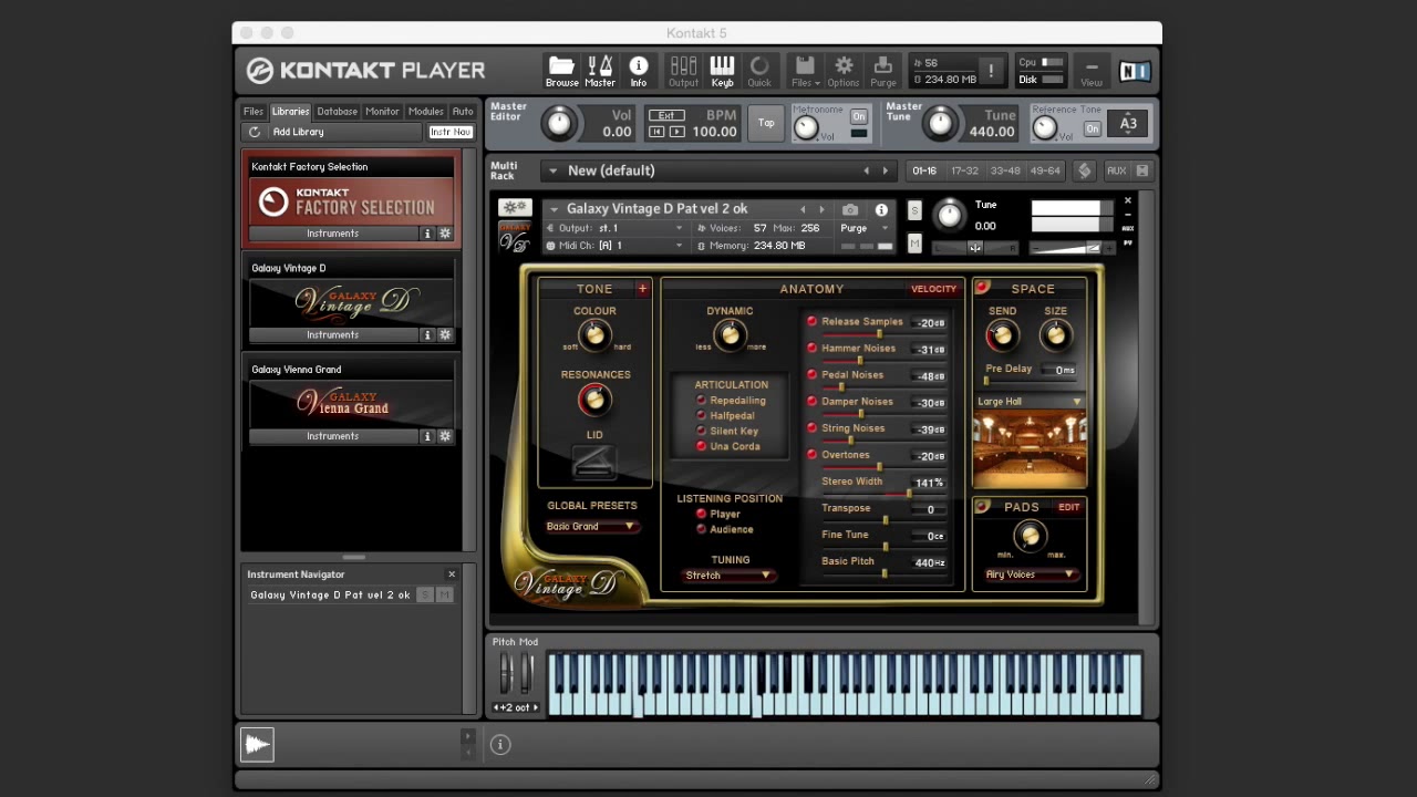 三角钢琴 Best Service Galaxy Vintage D v1.5