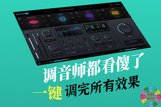 人声综合混音插件 Nuro Audio Xvox Pro v1.0.4 （包括Xvox Pro Comp DS Tone Space）