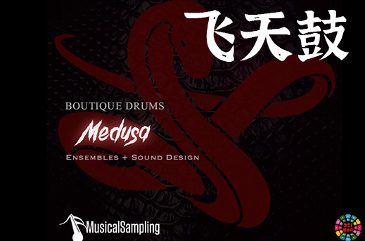 飞天美杜莎精品鼓 Musical Sampling Boutique Drums Medusa