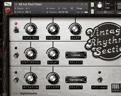 复古节奏 Big Fish Audio Vintage Rhythm Section