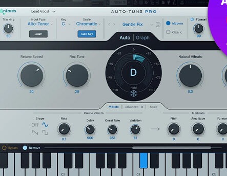 人声自动修音 电音插件 Antares Auto-Tune Pro X v10.3.1 CE Win