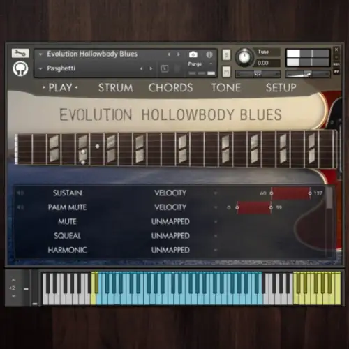 半空心电吉他音源 Orange Tree Samples Evolution Hollowbody Blues