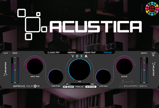 AA人声音染提升插件 Acustica Audio Voxa v2024 Win/Mac