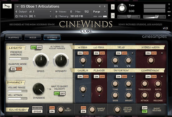影视管弦乐木管 Cinesamples CineWinds CORE v1.3.1a