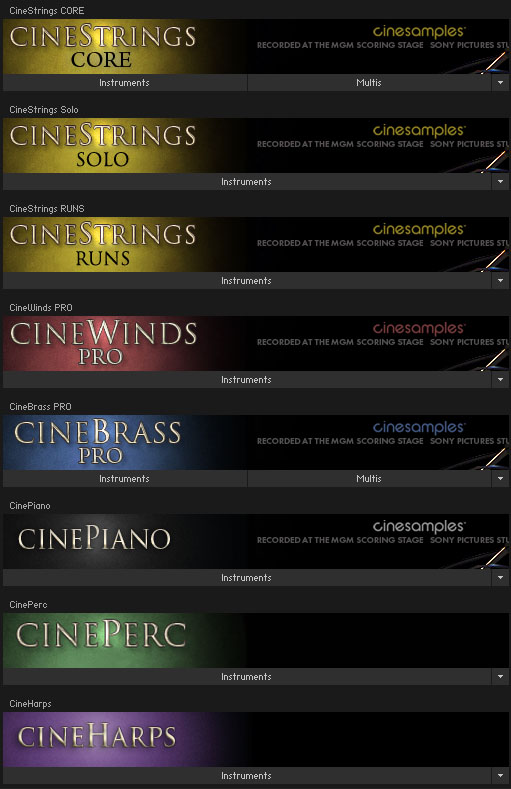 Cinesamples 系列 影视交响管弦乐全套合集 455GB 全家桶