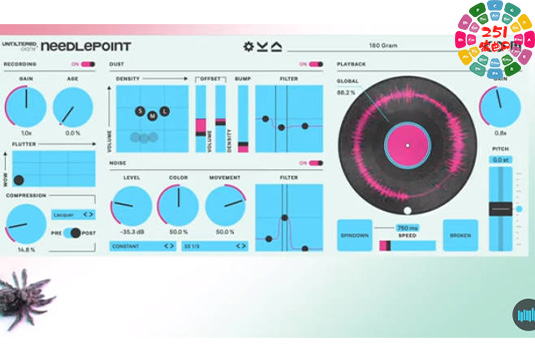 黑胶仿真效果器 Plugin Alliance Unfiltered Audio Needlepoint v1.0.0