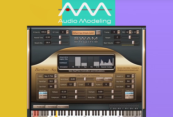 萨克斯音源 Audio Modeling SWAM Engine Soprano Sax v2.7.0 CE Win
