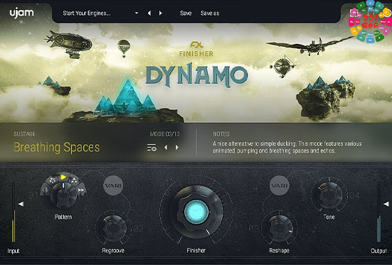 动画音景氛围效果器 uJAM Finisher DYNAMO v1.2.0