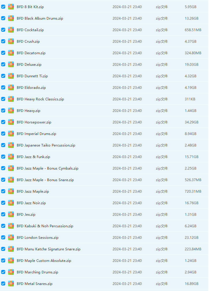FXpansion BFD Library 完整版音色库 原厂+扩展 635GB 全家桶