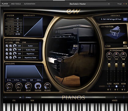 好莱坞贝希斯坦钢琴 East West Pianos Platinum Bechstein 280