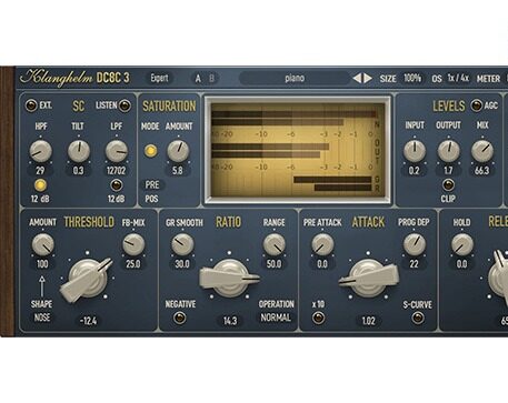 压缩效果器插件 Klanghelm DC8C 3 Advanced Compressor v3.3.2