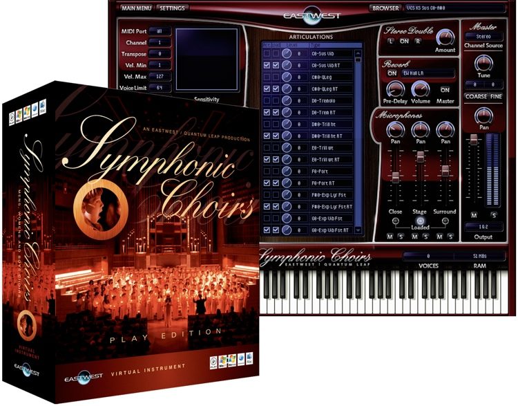 好莱坞交响合唱团 East West Symphonic Choirs Platinum