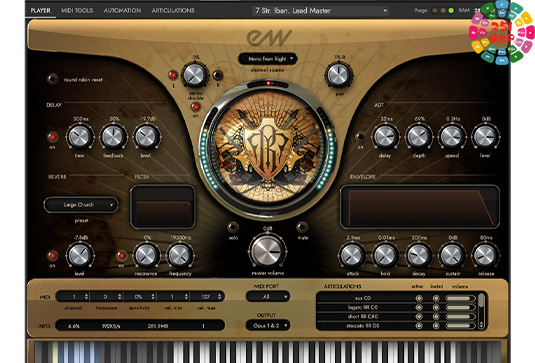 好莱坞摇滚鼓 吉他 贝斯音色 East West Ministry of Rock 1