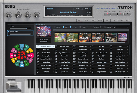 合成器 KORG TRITON v1.4.1 R2R Win Mac