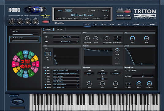 合成器 KORG TRITON Extreme v1.1.1 R2R