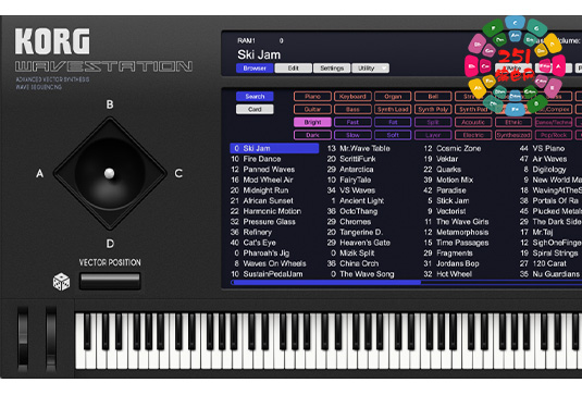 合成器 KORG WAVESTATION v2.4.2 R2R Win/Mac