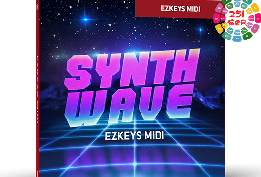 Toontrack Synthwave EZKeys MIDI 虚拟钢琴Midi节奏模版