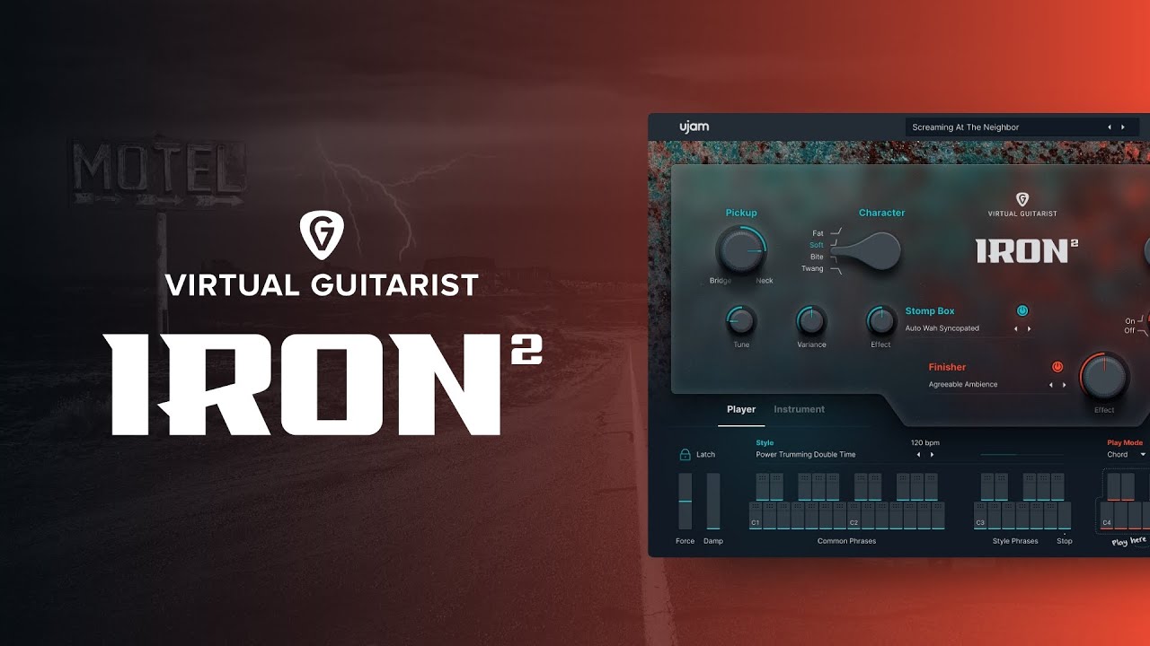 虚拟摇滚电吉他手音源插件 UJAM Virtual Guitarist IRON 2 v2.3.0